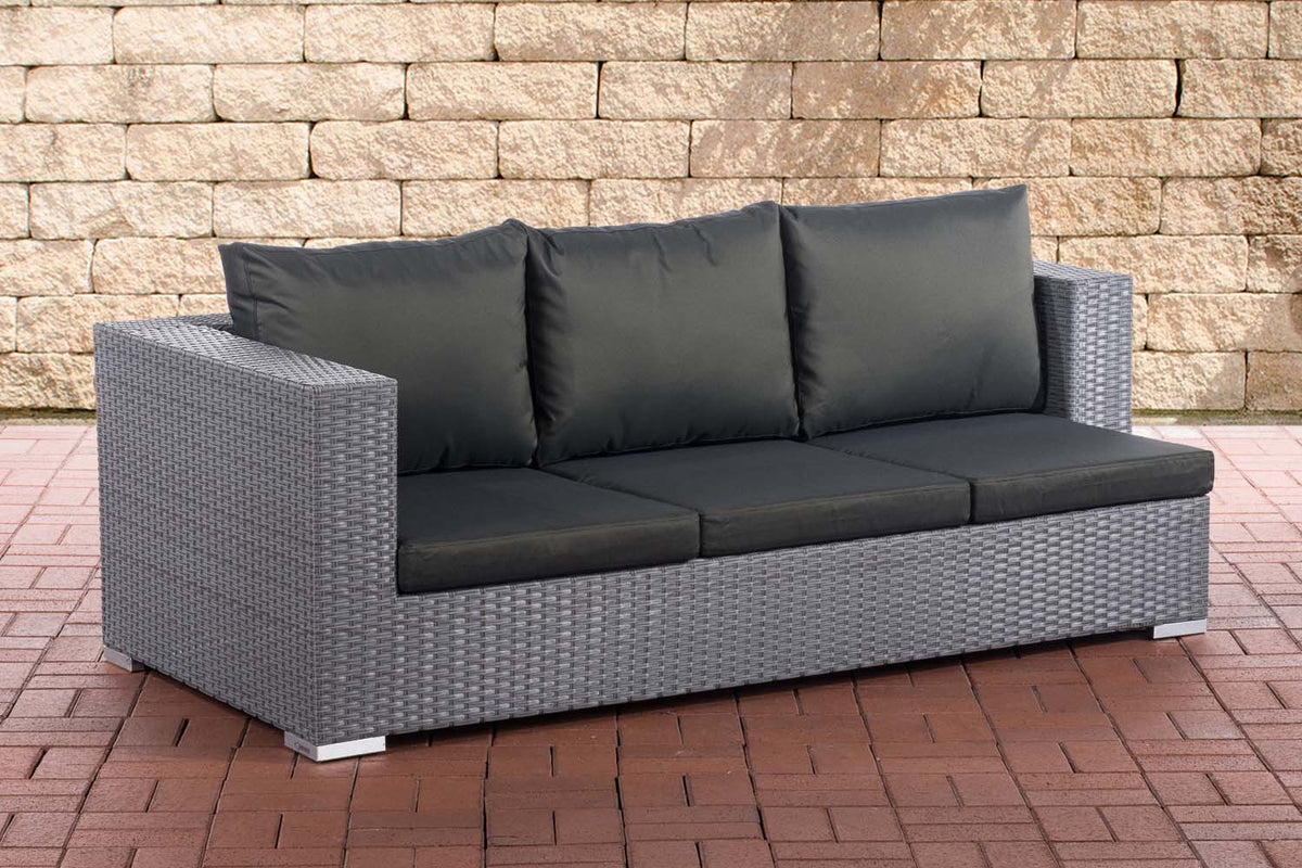 CLP 3er Sofa Provence anthrazit – Produktabbildung 8