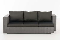 CLP 3er Sofa Provence anthrazit – Produktabbildung 10