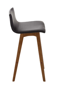 CLP 2er Set Barhocker Taunus Kunstleder walnuss – Produktabbildung 8
