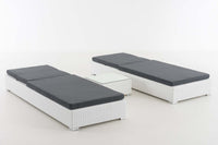 CLP 2x Sonnenliege Nadi mit Tisch eisengrau – Produktabbildung 8