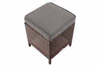 CLP Hocker Vilato Flachrattan, eisengrau – Produktabbildung 4