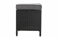 CLP Hocker Vilato Flachrattan, eisengrau – Produktabbildung 9
