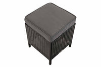CLP Hocker Vilato Flachrattan, eisengrau – Produktabbildung 10