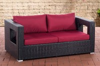 CLP 2er Sofa Honolulu rubinrot – Produktabbildung 6