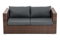 CLP 2er Sofa Honolulu eisengrau – Produktabbildung 2