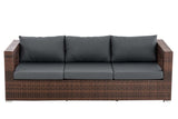 CLP 3er Sofa Honolulu eisengrau – Produktabbildung 2