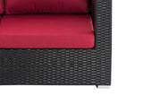 CLP 3er Sofa Honolulu rubinrot – Produktabbildung 10