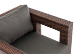 CLP Polyrattan Garten Sessel Honolulu anthrazit – Produktabbildung 4