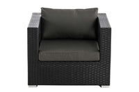 CLP Polyrattan Garten Sessel Honolulu anthrazit – Produktabbildung 7