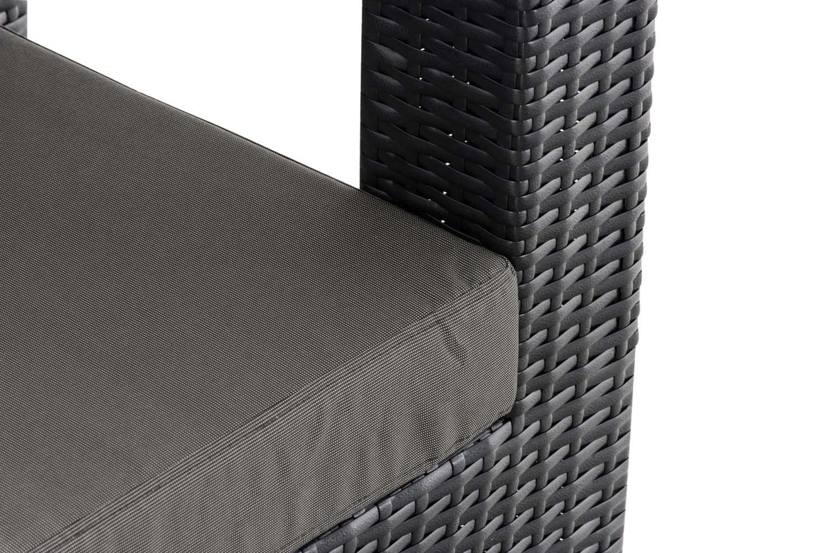 CLP Polyrattan Garten Sessel Honolulu anthrazit – Produktabbildung 10