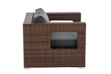 CLP Polyrattan Garten Sessel Honolulu eisengrau – Produktabbildung 3