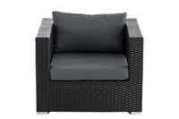CLP Polyrattan Garten Sessel Honolulu eisengrau – Produktabbildung 7