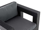 CLP Polyrattan Garten Sessel Honolulu eisengrau – Produktabbildung 9