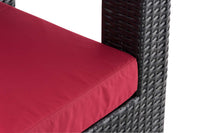 CLP Polyrattan Garten Sessel Honolulu rubinrot – Produktabbildung 10
