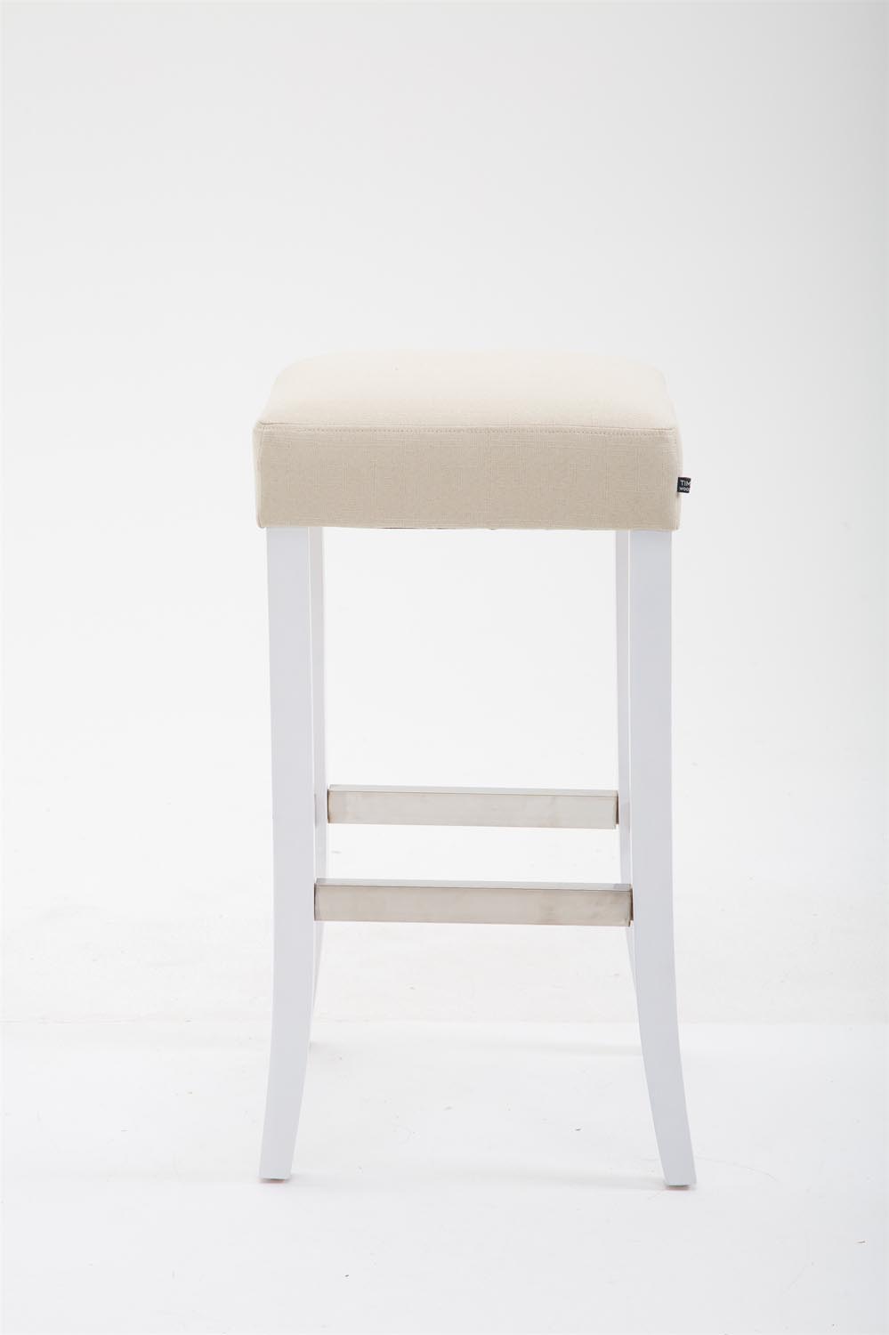 CLP 2er Set Barhocker Venta Stoff weiß – Produktabbildung 10