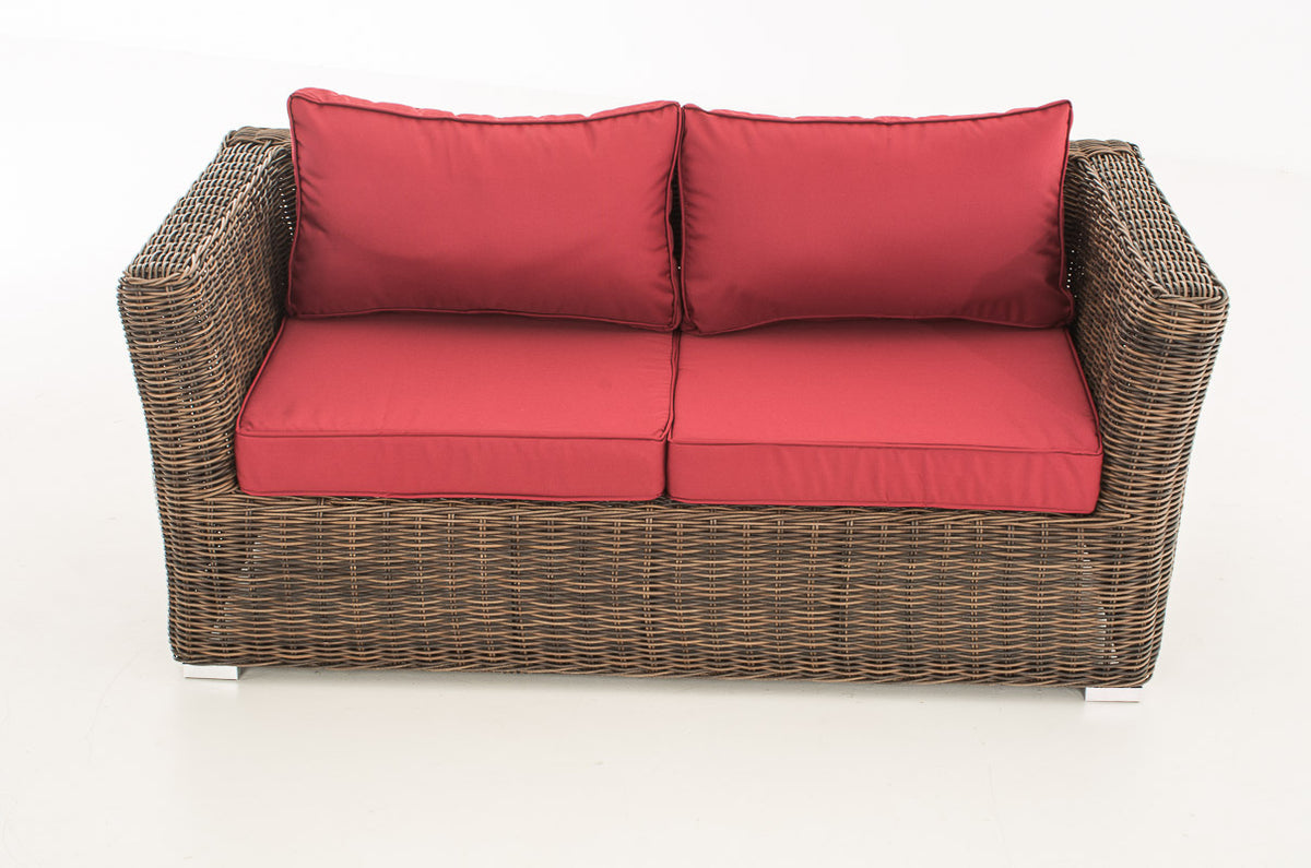 CLP 2er Sofa Mandal Rubinrot – Produktabbildung 9
