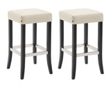 CLP 2er Set Barhocker Venta Kunstleder schwarz – Produktabbildung 3