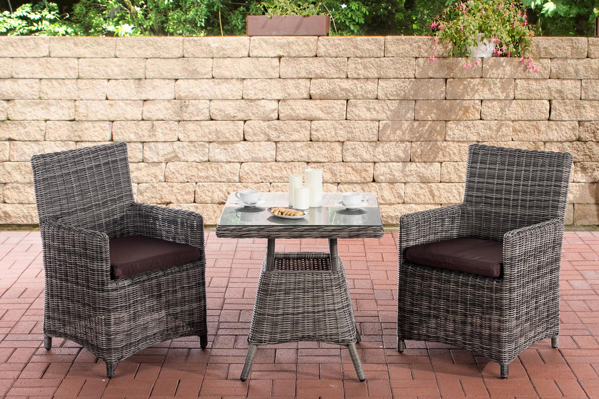 CLP Sitzgruppe Varberg 5mm terrabraun – Produktabbildung 6
