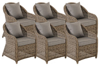 CLP 6er Set Sessel Stavanger Eisengrau – Produktabbildung 9
