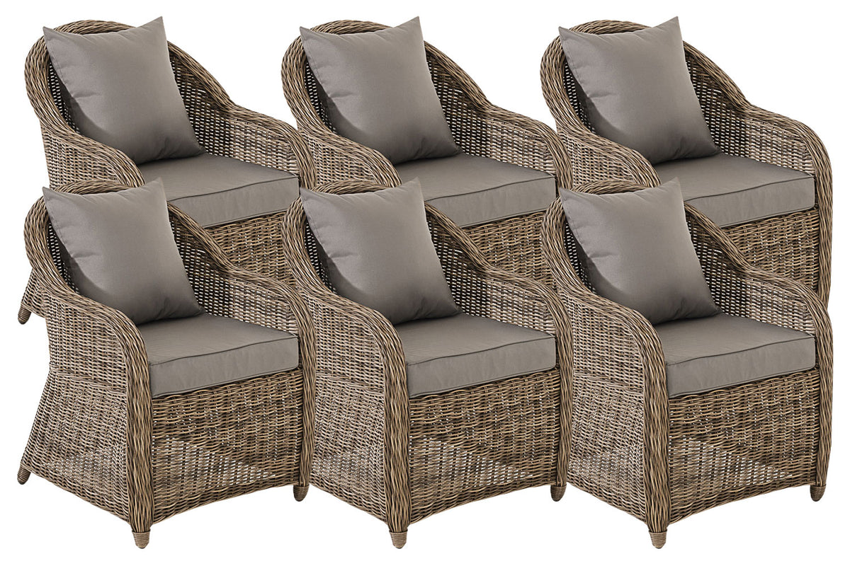 CLP 6er Set Sessel Stavanger Eisengrau – Produktabbildung 9