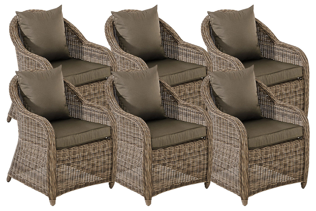 CLP 6er Set Sessel Stavanger Anthrazit – Produktabbildung 9