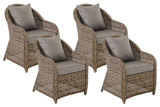 CLP 4er Set Sessel Stavanger / Farsund Eisengrau – Produktabbildung 9
