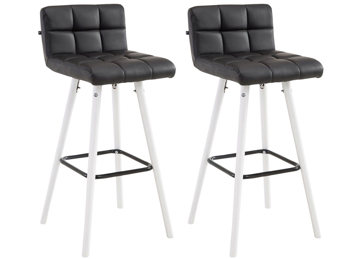 CLP 2er Set Barhocker Lincoln V2 weiß – Produktabbildung 4