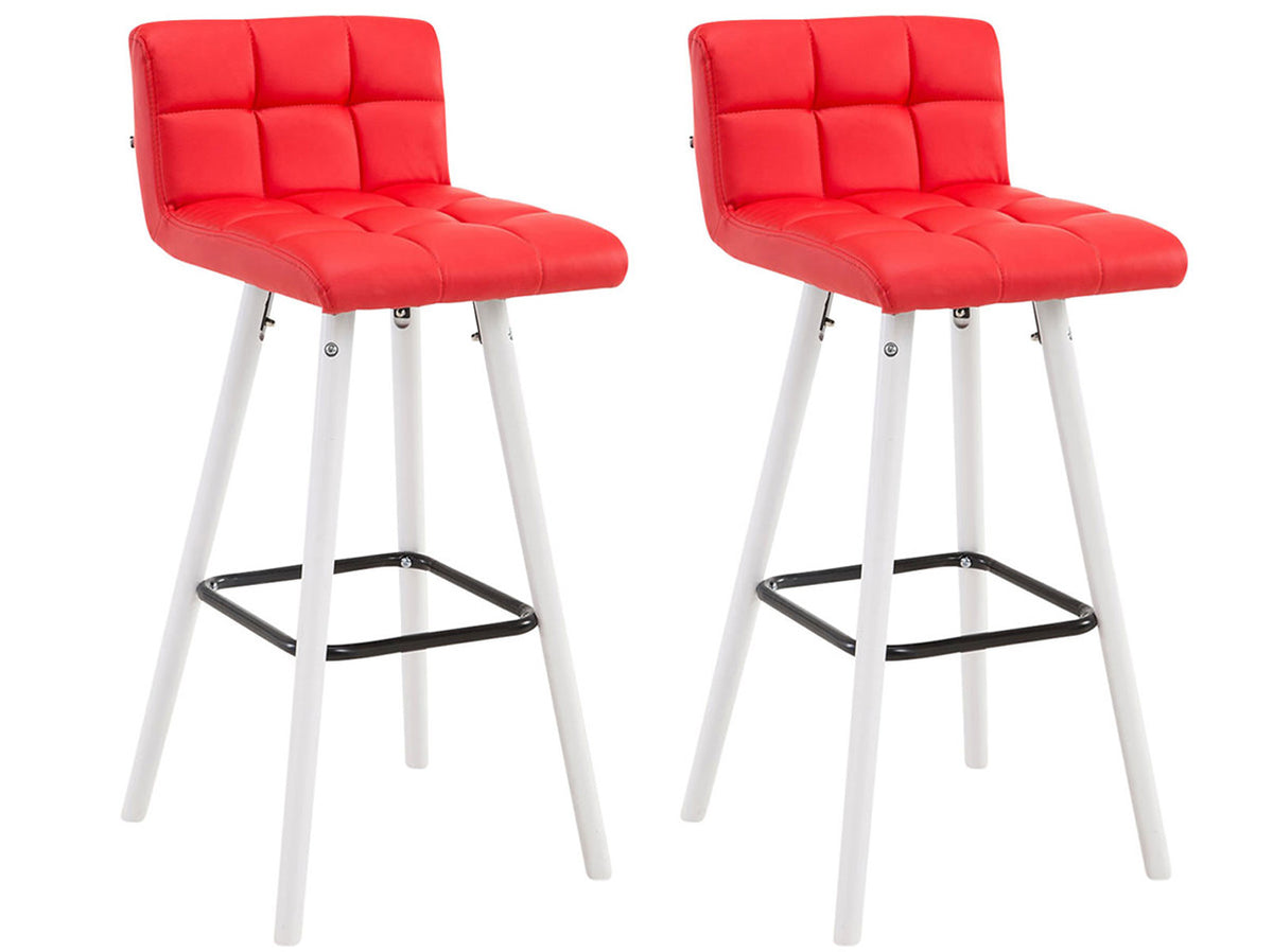 CLP 2er Set Barhocker Lincoln V2 weiß – Produktabbildung 10