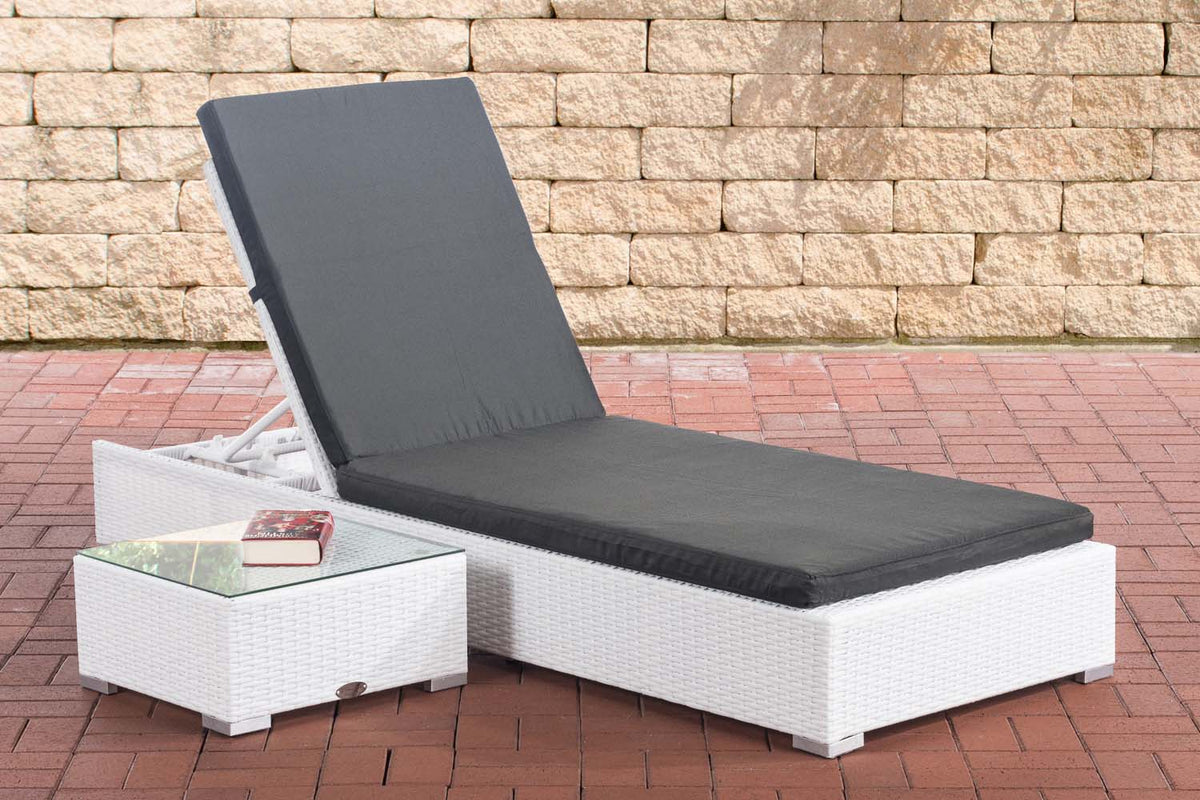 CLP Sonnenliege Nadi mit Tisch anthrazit – Produktabbildung 6