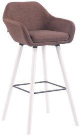CLP Barhocker Adelaide Stoff weiß – Produktabbildung 6