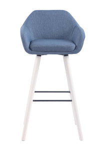 CLP Barhocker Adelaide Stoff weiß – Produktabbildung 2