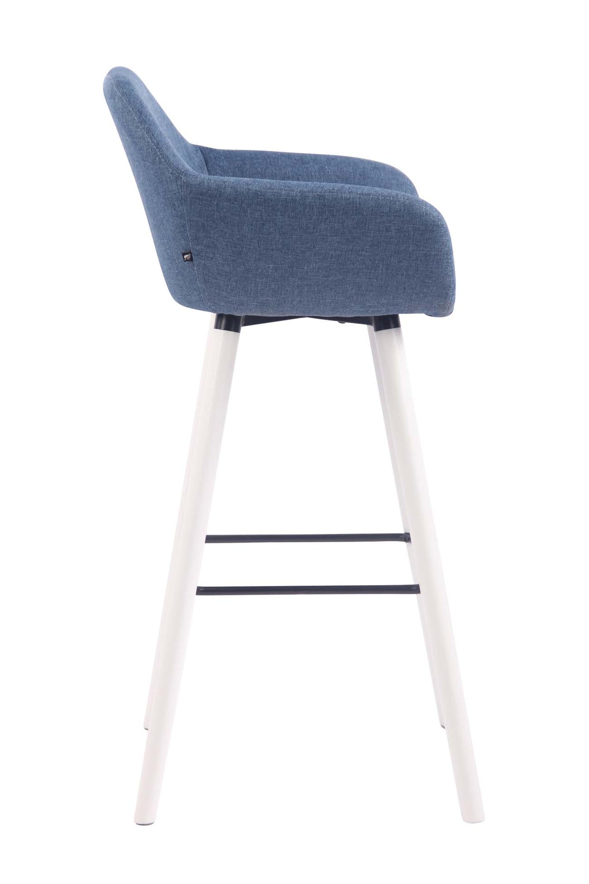 CLP Barhocker Adelaide Stoff weiß – Produktabbildung 3