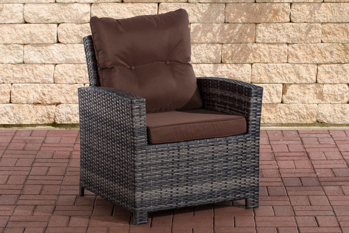 CLP Sessel Fisolo terrabraun