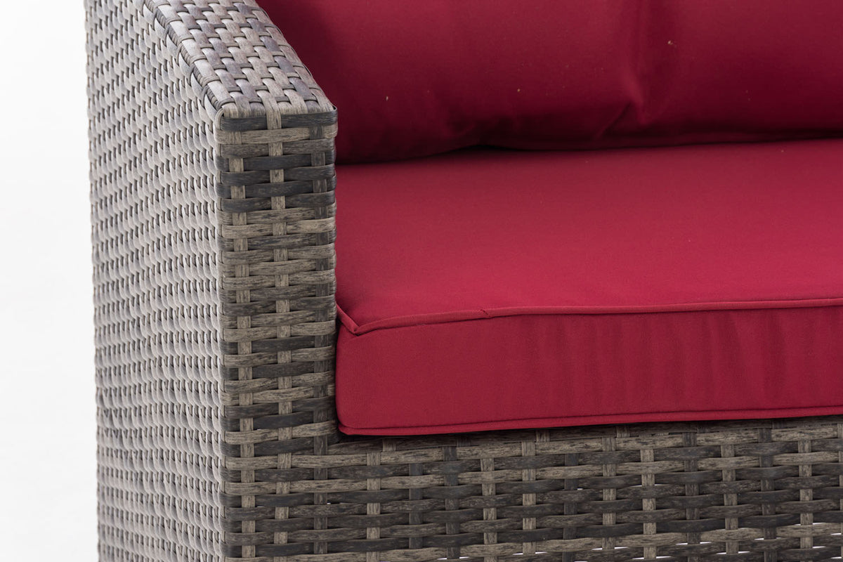 CLP Sofa 3er Fisolo rubinrot – Produktabbildung 5