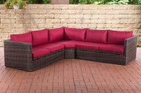 CLP Ecksofa Tibera 5mm rubinrot – Produktabbildung 9