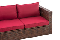 CLP Ecksofa Tibera rubinrot – Produktabbildung 4