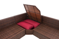 CLP Ecksofa Tibera rubinrot – Produktabbildung 8