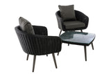 CLP Balkon-Set Ameland Rundrattan anthrazit 40 cm (Dunkelgrau) – Produktabbildung 4
