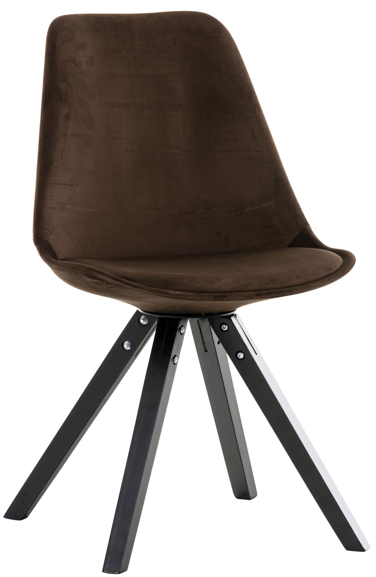 CLP Stuhl Pegleg Samt Square schwarz – Produktabbildung 9