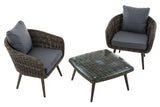 CLP Balkon-Set Ameland Rundrattan eisengrau 40 cm (Dunkelgrau) – Produktabbildung 6