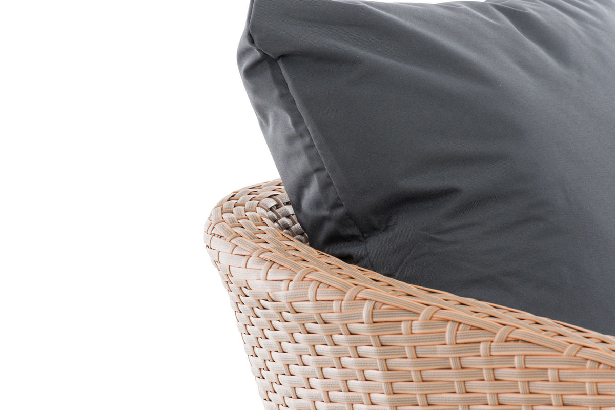 CLP Sessel Ameland Flach eisengrau 40 cm (Hellbraun) – Produktabbildung 4