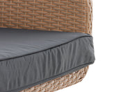 CLP Sessel Ameland Flach eisengrau 40 cm (Hellbraun) – Produktabbildung 6