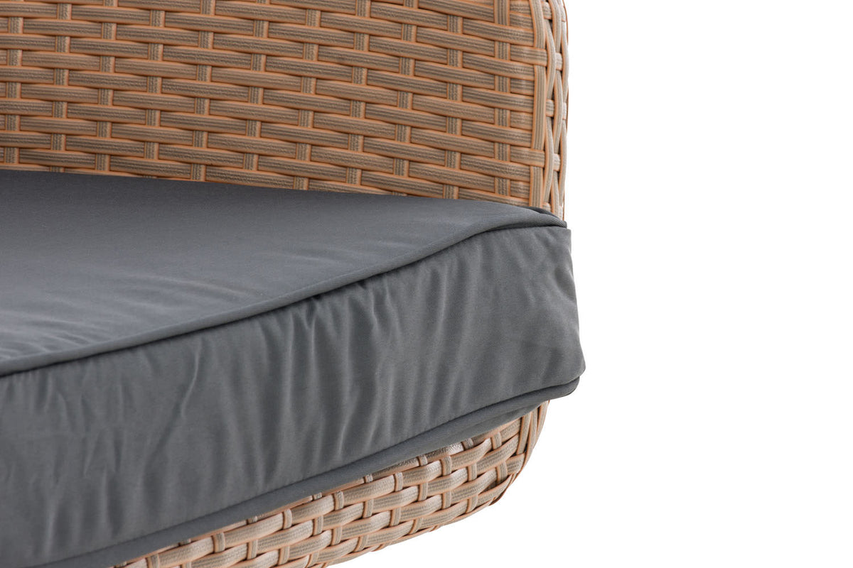 CLP Sessel Ameland Flach eisengrau 40 cm (Hellbraun) – Produktabbildung 6