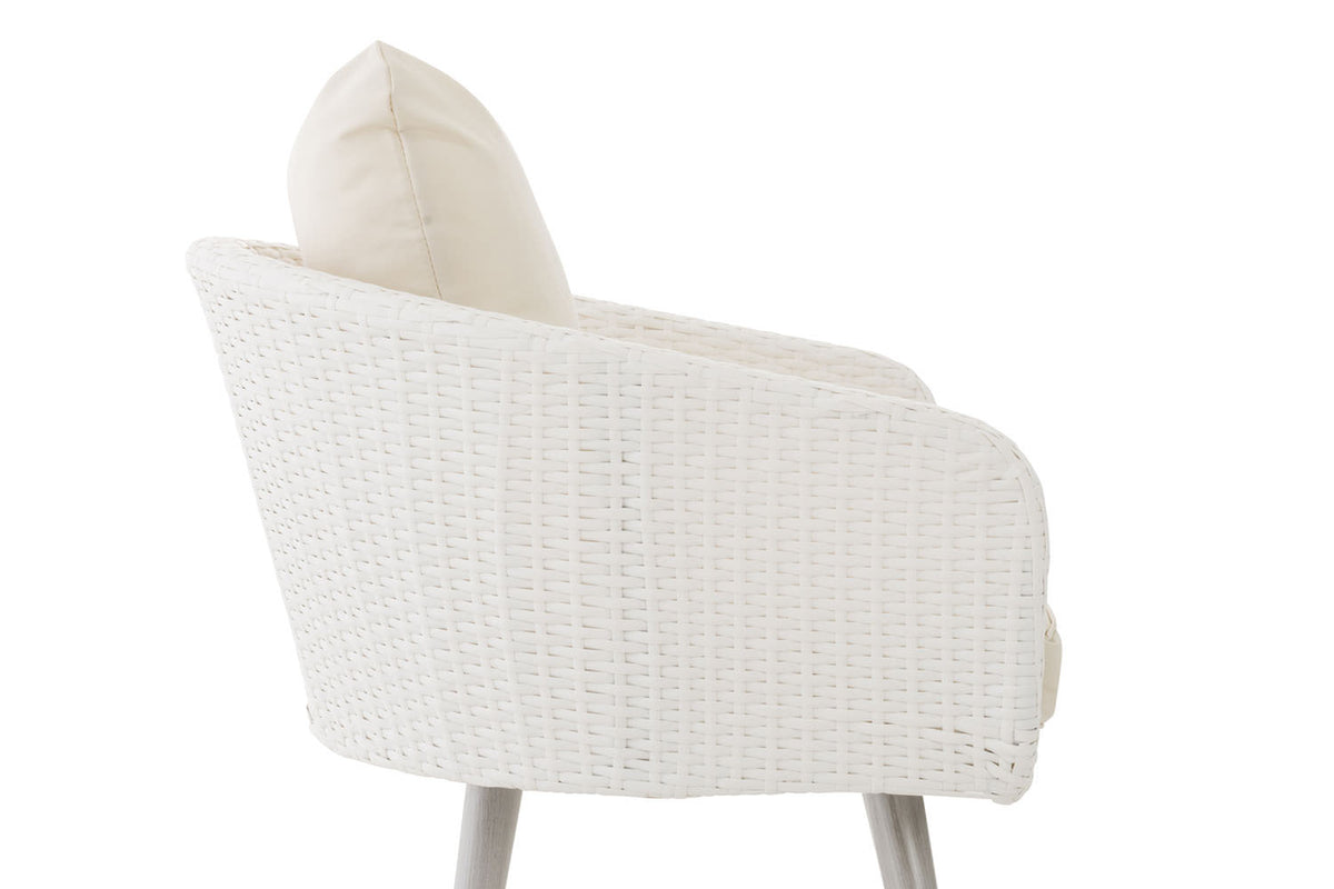 CLP Sessel Ameland Flach cremeweiß 40 cm (Hellgrau) – Produktabbildung 3