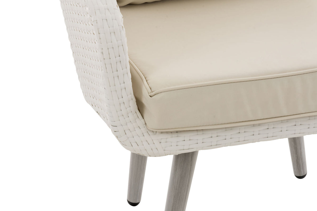 CLP Sessel Ameland Flach cremeweiß 40 cm (Hellgrau) – Produktabbildung 5