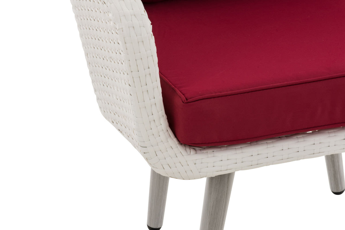 CLP Sessel Ameland Flach rubinrot 40 cm (Hellgrau) – Produktabbildung 5