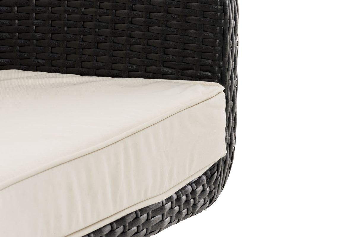 CLP Sessel Ameland Flach cremeweiß 40 cm (Dunkelgrau) – Produktabbildung 6