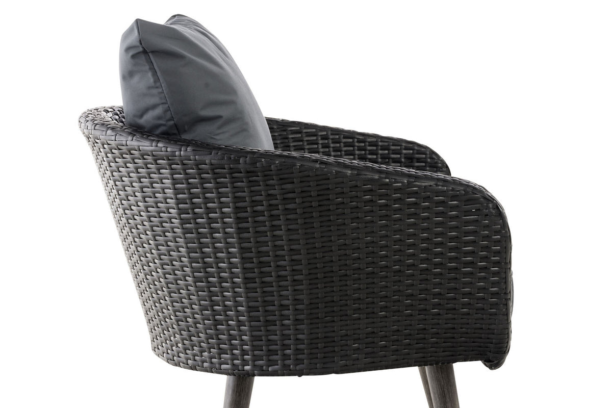 CLP Sessel Ameland Flach eisengrau 40 cm (Dunkelgrau) – Produktabbildung 3