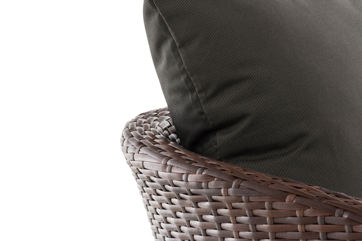 CLP Sessel Ameland Flach anthrazit 40 cm (Dunkelbraun) – Produktabbildung 4