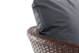 CLP Sessel Ameland Flach eisengrau 40 cm (Dunkelbraun) – Produktabbildung 4